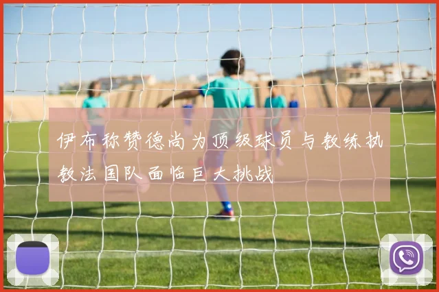 伊布称赞德尚为顶级球员与教练执教法国队面临巨大挑战